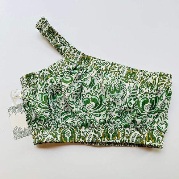 Hyacinth House by Tuckernuck Gina Crop Top One Shoulder Size Small NEW - Picture 6 of 11